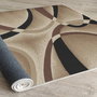 Conceptum Alfombra de 80 x 120 cm en Beige, Negro, Marrón y Crema